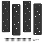 4 Pcs 11.8"X3" Straight Steel Flat Plate For Pergola Heavy Duty Mending Pla... New. Price: $47.03.