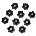 Mozeat Lens 10 Pack 6 Star Knobs 1/4 Inch Female Threaded -20, Black New. Price: $8.99.