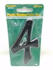 839758 Hillman Number 4 Plastic Inch Free Shipping Returns New. Price: $10.00.
