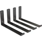 (2-4PK)-NATIONAL Hardware Floating Steel Black Shelf Kit N900-002 New. Price: $106.89.