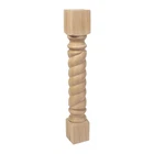 Outwater 35-1/4"H X 5"W 5"D Unfinished Red Oak Rope Island Leg New. Price: $129.99.