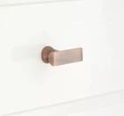 Signature Hardware 1-1/2" Honfleur Solid Brass Cabinet Knob Antique Copper Open. Price: $9.10.