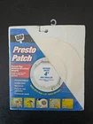 Dap Presto Patch Plug, 1/2 Drywall, Repairs Holes 4INCH Or Smaller New. Price: $20.00.