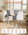 Clothes Drying Rack, 2-TIER Telescopic Laundry Dryer Stainless Steel New. Price: $84.35.