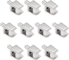 Uxcell Glass Shelf Brackets, 10PCS Zinc Alloy Clamp Pegs Support Cli New. Price: $14.57.