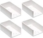 Rail Mount 2" X 3.5" White 4 Piece Kit New. Price: $28.25.