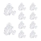 Morobor Acrylic Corner Bracket, Clear 6-HOLE Joint Brace CUBE-10PCS New. Price: $11.12.