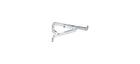 Crl LB1312 Clear Lucite 12" Deluxe Shelf Brackets Pair New. Price: $129.85.