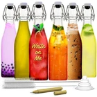 Nevlers 17 Oz Square Swing Top Glass Bottles (pack Of 6) Includes Funnel, Brus New. Price: $22.99.