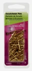 Hillman Escutcheon Pins 1" 16 Ga. Easy Install Class Projects Decorative 122629 New. Price: $9.73.