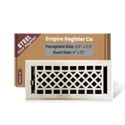 Decorative Air Vent Covers - 4X10 Inch, Art & Craft Design, Brushed Nickel ... New. Price: $49.56.
