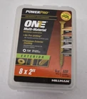 Hillman Powerpro No. X 2" Star Flat Head Multi Material Screws 116827 New. Price: $17.98.