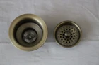 Signature Hardware 3-1/2" Basket Strainer Model: SH171AGBR Aged Brass Finish Open. Price: $52.49.