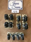 12- Richelieu 2'' Some Swivel Plate Casters Polypropylene Wheels #49. Price: $30.00.