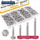 Weideer 155PCS #8#10SELF Tapping Screws Sheet Metal 410 Stainless Steel New. Price: $12.73.