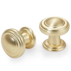 10 Pack Brushed Gold Kitchen Cabinet Knobs Round Zinc Alloy Gol... New. Price: $36.81.