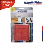 Handi-shim HS116100RD Plastic Construction Shims/spacers, Pack, 1/16-INCH Open. Price: $20.95.