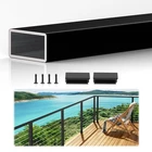 Zbuildmars Pack 10FTX 2-3/8X1-3/16 Aluminum Black Handrail Self Drilling New. Price: $183.51.