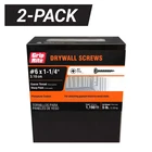 2-PACK 6 X 1-1/4 In. Phillips Bugle Head Coarse Thread Sharp Point Drywall Scr New. Price: $44.26.