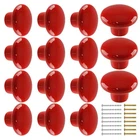 Qjaiune 15PCS Ceramic Red Drawer Knobs, Round Shaped Dresser Pieces, New. Price: $20.41.