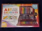 Art 101 Doodle And Color 142 Piece Beginners Set Wood Carrying Case Cib New. Price: $15.00.