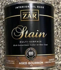 Quart Can Zar Aged Bourbon Multi Surface Interior Stain Wood 11512 New. Price: $49.99.