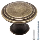 Swzhai Cabinet Knobs 1.2 Inch Diameter, 0.82 Height, Antique Brass New. Price: $24.24.