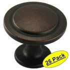 25 Pack - Cosmas Cabinet Hardware Oil Rubbed Bronze Round Knobs 5560ORB New. Price: $32.99.