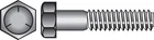 Hillman 200009 Zinc Steel Coarse Thread Hex Head Cap Screw 1/4 Dia. 3/4 In. New. Price: $19.01.