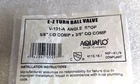 Aquaflo E-z Turn Ball Valve V-101-A Angle Stop 5/8 Od Comp X 3/8 Nos New. Price: $8.79.