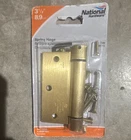 National Hardware V520 Self Closing Spring Hinge 3.5" Brass W/screws N184-556 New. Price: $5.00.