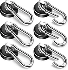 Findmag Magnetic Hooks With Swivel Carabiner, 70LBS Neodymium Heavy New. Price: $15.85.