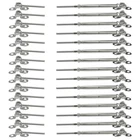 Stainless Steel Cable Railing Hardware Kit For 1/8" System, T31... New. Price: $188.29.