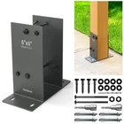 Hulave 1PACK Stainless Steel 6 X (actual: 5.5") Post Base, Suitable ... New. Price: $109.63.