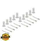 Uxcell M6X12MM Clevis Pins 304 Stainless Steel Single Hole 10-PACK New. Price: $20.00.