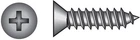 Hillman 80186 Zinc Plated Phillips Flat Head Sheet Metal Screw #8 X In. New. Price: $10.34.