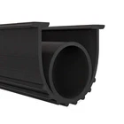 Wellco 16.5 Ft. Black Universal Garage Door Weatherproof Rubber Seal Strip New. Price: $29.95.