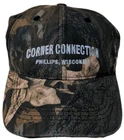 Camouflage Cap Hat "corner Connection Phillips, Wi" Pre-owned. Price: $10.20.