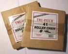(2)UNITS Tru-pitch Daido #41 Roller Chain 10 Feet 240 Pitches Connecting Links New. Price: $12.00.