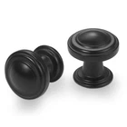 10 Pack Matte Black Kitchen Cabinet Knobs Round Zinc Alloy Blac... New. Price: $36.05.
