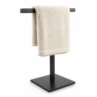 Silver Tshape SUS304 Stainless Steel Hand Towel Holder Stand Bathroom Kitchen New. Price: $34.29.