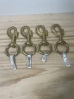 Stanley National Hardware 3172BC 1-1/4" X 4-3/4" Bolt Snap In Solid Bronze SET/4 New. Price: $40.00.