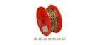 Campbell Straight Link Coil Chain #3 Steel Brass 50 Ft 270 Working Load New. Price: $103.95.