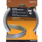 Hillman 122060 16 Ga. Galvanized Steel Wire 0.061 To 0.065 Dia. In. X 200 Ft. New. Price: $22.41.