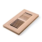 Qixiang Red Oak Hardwood Flush Mount Floor Register 4X10 Inch Damper High New. Price: $33.33.