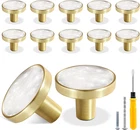 Cionyce 12 Pack Gold Knobs For Dresser Drawers, Brass Round Cabine New. Price: $38.03.