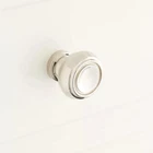 Signature Hardware 1-1/4" Cipullo Solid Brass Round Cabinet Knob Polished Nickel New. Price: $9.50.