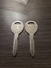 Two (2) P1795 / Y159 Ilco Brand Np Chry Oval Key Blanks (new Old Stock). Price: $15.00.
