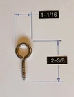 10X Lehigh 2 3/8" 316 Stainless Steel Screw Eye New. Price: $15.00.