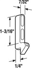 Prime-line 121996 Zinc-plated Metal Sliding Screen Door Latch Strike 1.75 In. New. Price: $7.75.